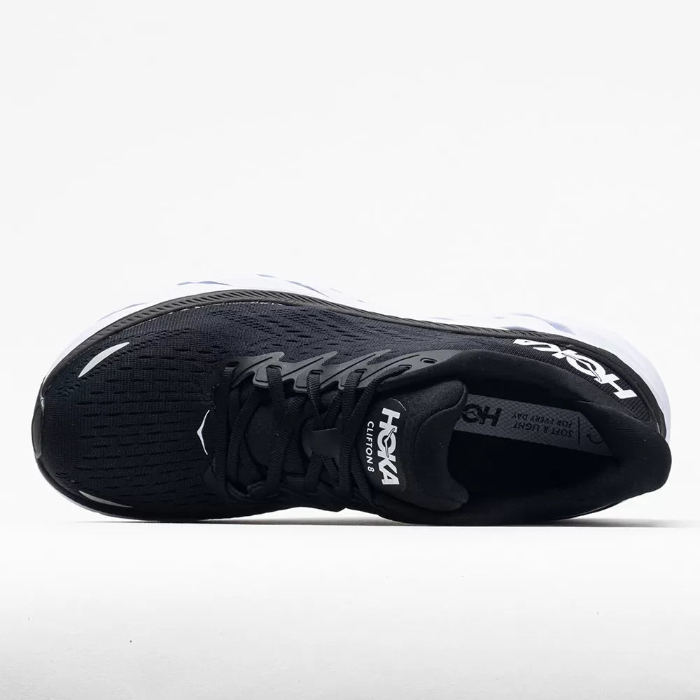 Hoka One One Clifton 8 Men's Black/White